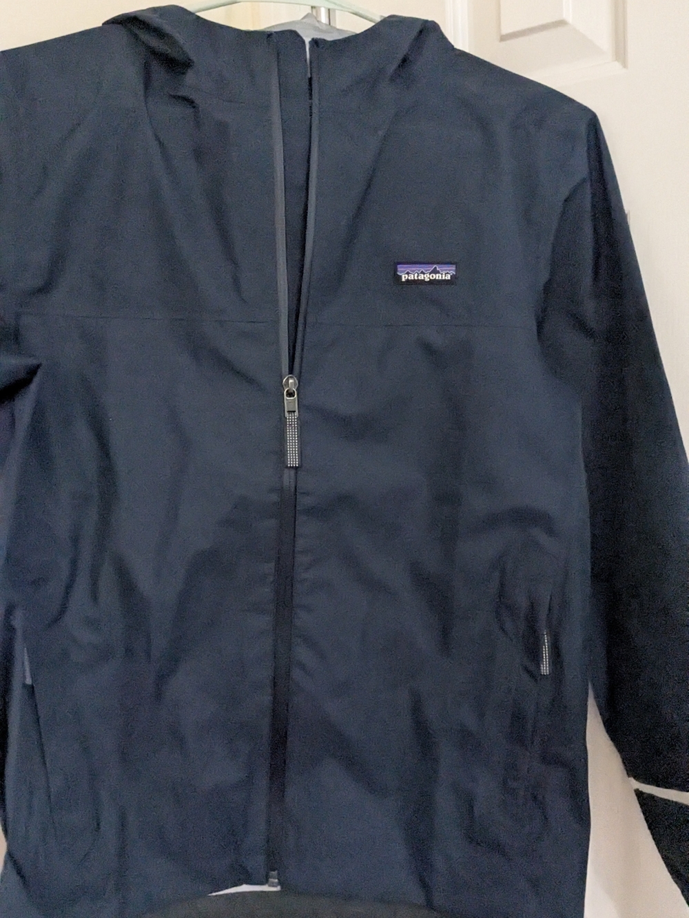 Patagonia Kids Navy Hooded Raincoat